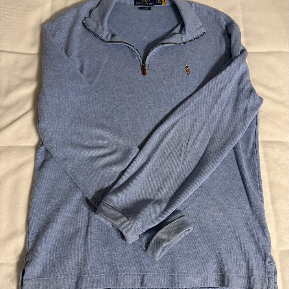 Ralph Lauren Light Blue Half-Zip Pullover
